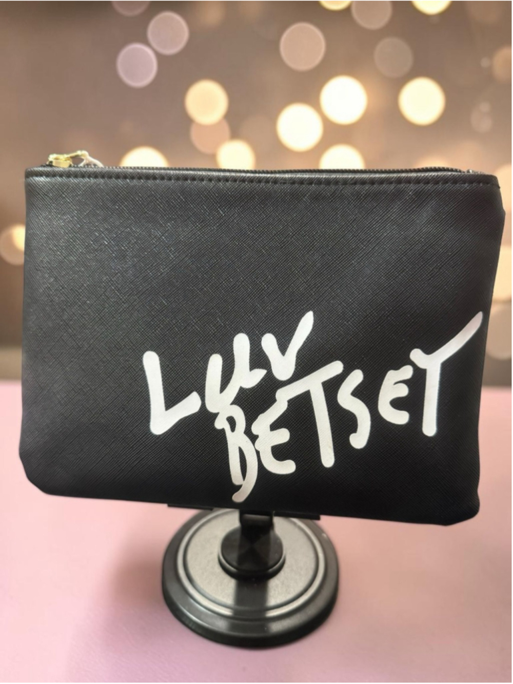 Luv Betsey by Betsey Johnson Black Crossbody Bag Wristlet Convertible Clutch Flo